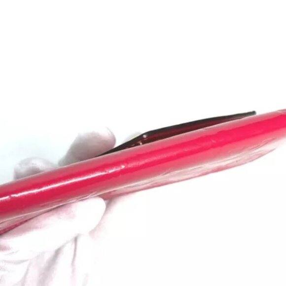 Auth LOUIS VUITTON M61689 MonogramVernis Portefeuille Jeanne Flap purse Long Wal - Picture 6 of 16